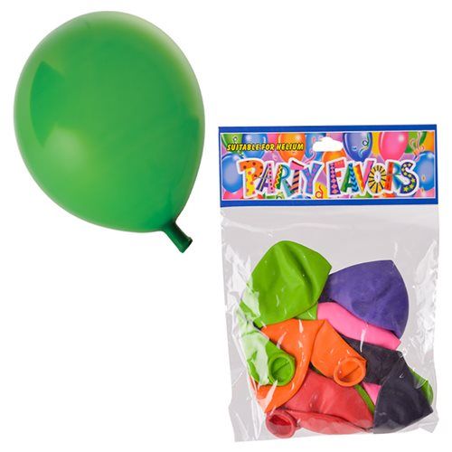 Bulk Pack 12 X Balloon Assortment - Pack of 10 Assorted Colours