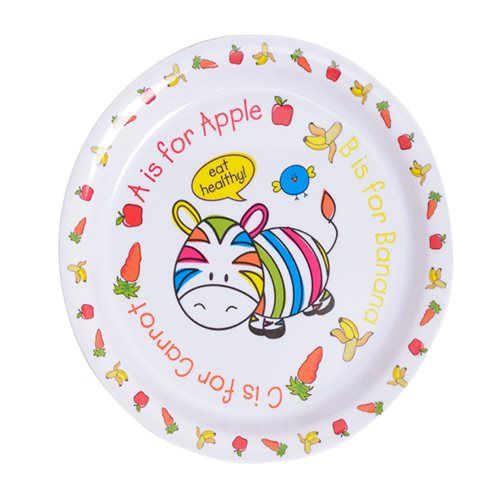 Bulk Pack 12 X Melamine Kiddies Feeding Bowl 21cm Zee Design