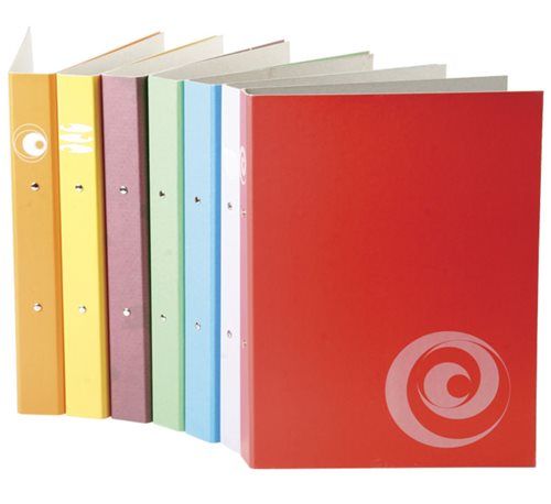 Bulk Pack 12 X Ring Binder 20mm Capacity - A4 Pack of 2 Assorted Colours