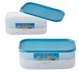 Bulk Pack 12 X Lunch Box 2-Division with Shelf