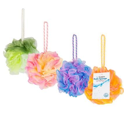 Bulk Pack 10 X Health Glow Mesh Sponge 40g With Rope and suction Hook