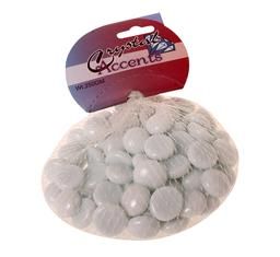Bulk Pack 10 X Pebbles Glass 250g White In-Bag