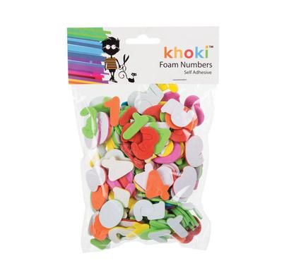 Bulk Pack 10 X Art and Craft Foam Numbers