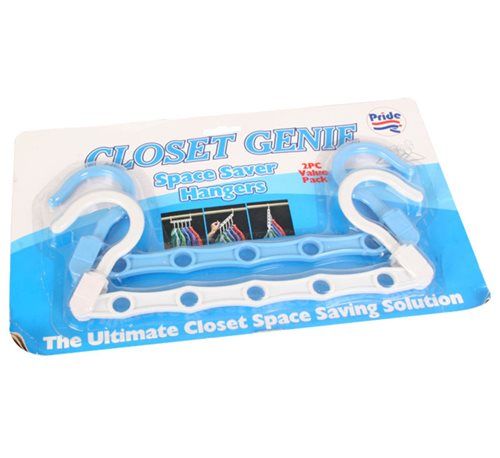 Bulk Pack 10 X Space Saving Clothes Hanger Pack of 2