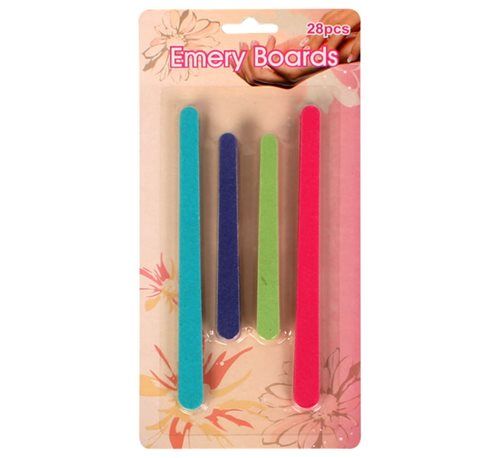 Bulk Pack 10 X Emery Board Assortment 24 Piece Pack, Mixed Sizes