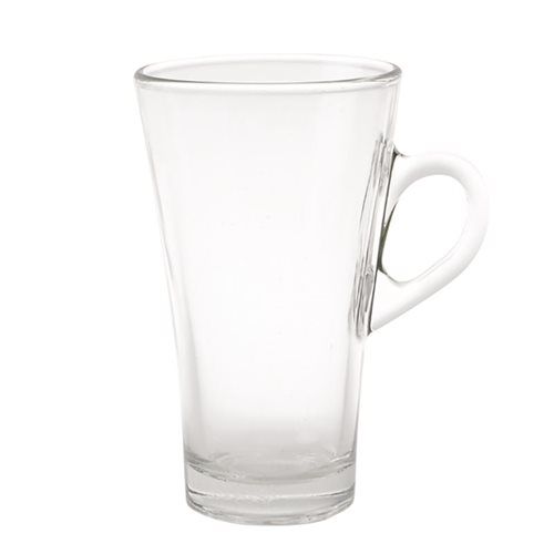 Bulk Pack 10 X Glass Coffee Mug 250ml
