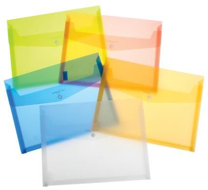 Bulk Pack 8 X A4 Display Envelope Single - Clear