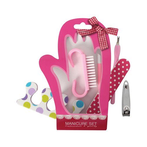 Bulk Pack 8 X Manicure/Pedicure Set 6 Piece Set Assorted