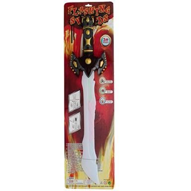 Bulk Pack 3 X Plastic Sword Battery Operated