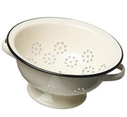 Bulk Pack 2 X Colander Enamel 24cm
