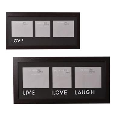 Bulk Pack 2 X Wooden Collage Frame 29 x 65cm 3 Opening