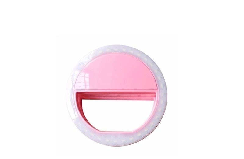 Portable Selfie LED Ring in Pink
