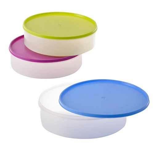 Bulk Pack 6 X Cake/Biscuit-Server Plastic Assorted Cake/Biscuit Server