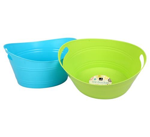 Bulk Pack 6 X Plastic Ice Bucket 30x23x12