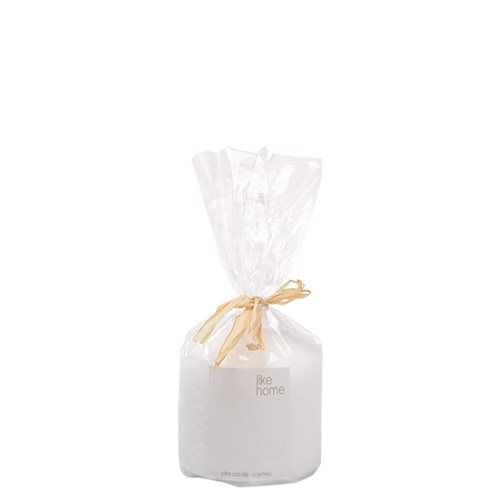 Bulk Pack 6 X Scented White Pillar Candle 7x7cm