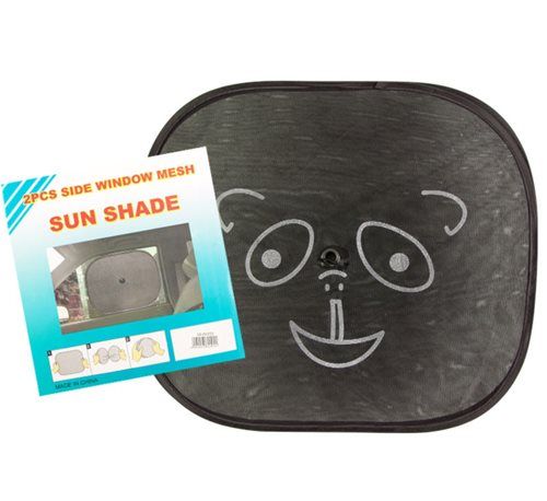 Bulk Pack 6 X Car Side Window Sun Shade - Pack of 2 Assorted Animal Designs