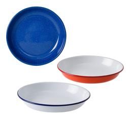 Bulk Pack 5 X Plate Enamel 22cm Pasta