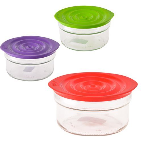 Bulk Pack 6 X Glass Bowl With Plastic Lid - 415ml