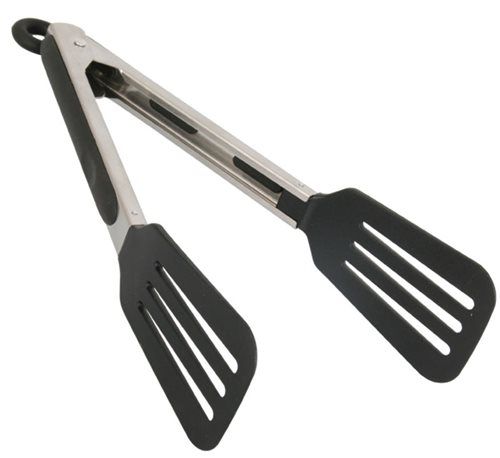 Bulk Pack 5 X Serving Tongs 26cm slotted Nylon