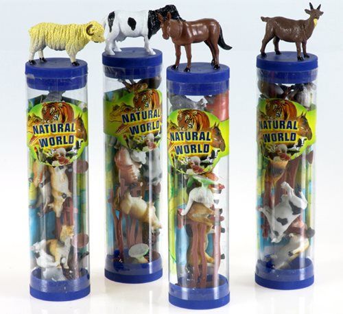Bulk Pack 5 X Farm Animals in a Tube Assorted | Buy Online in South Africa  