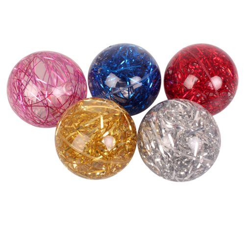 Bulk Pack 6 X Flashing Hi-bounce Balls - 6.5cm Assorted Colours