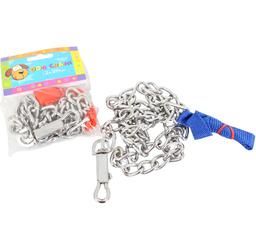 Bulk Pack 6 X Pet Dog-Lead Steel and Nylon-Handle - 3x1200mm
