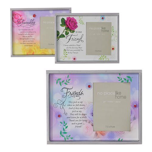 Bulk Pack 5 X Frame With Friends Message - 7.5x7.5cm Photo