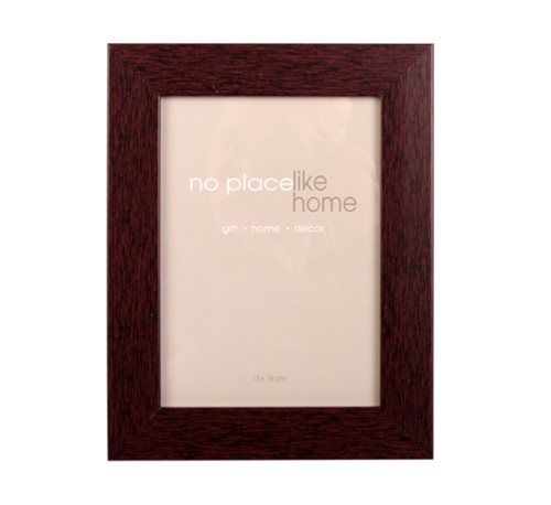 Bulk Pack 5 X Mahogany Finish Wood Frame - 13x18cm Photo