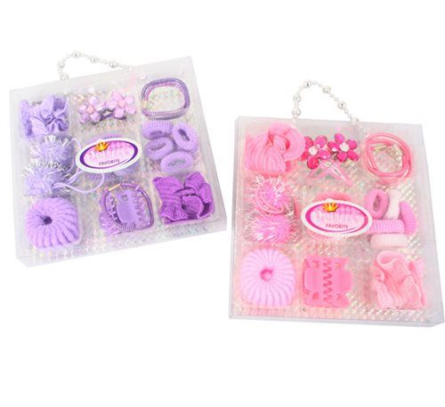 Bulk Pack 6 X Princess Secret Hair Ornament Set 16 Piece Set in Carry Pack