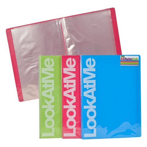 Bulk Pack 6 X Uni-File A4 Display Book - 20 Page