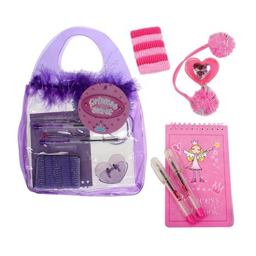 Bulk Pack 5x Princess Note Book Set In Handbag
