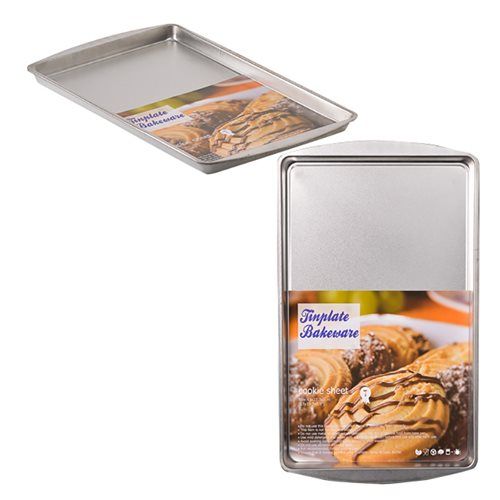 Bulk Pack 5x Tin Plate Baking Tray 43x7x2cm