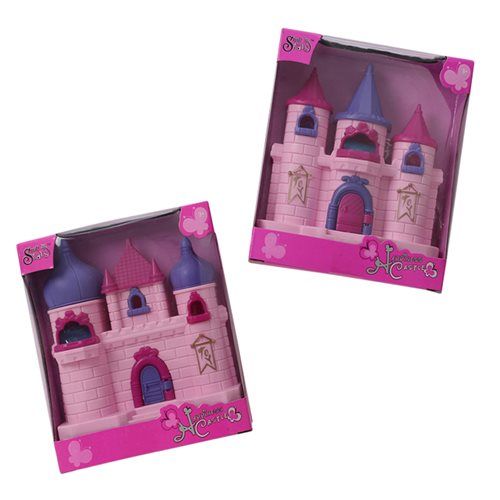 Bulk Pack 5x Mini Castle/House Play Set Assorted Includes Furniture
