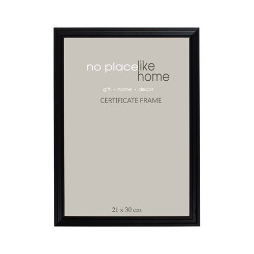 Bulk Pack 5x Wood Black Finish Frame For an A4 Document