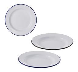Bulk Pack 5x Plate Enamel 26cm Dinner