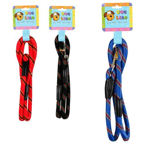 Bulk Pack 4x Nylon Rope Dog Lead 1.2m x 15mm