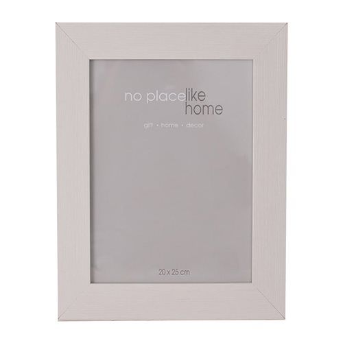 Bulk Pack 4x Plastic White Border Picture Frame For 20x25cm Photo