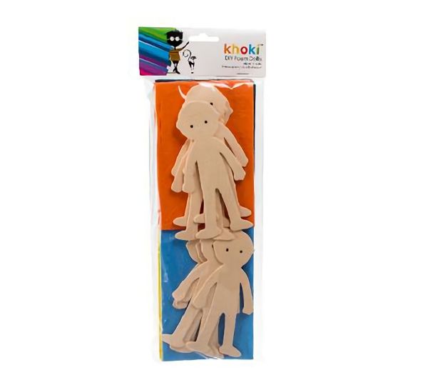 Bulk Pack 4x Art &amp; Craft DIY Foam Dolls
