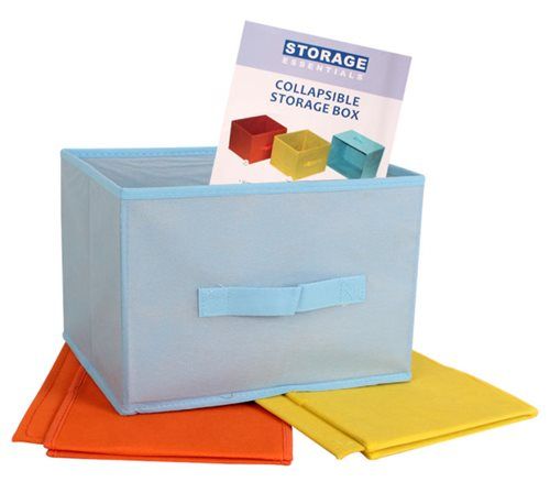 Bulk Pack 4x Collapsible Storage Box 28x23cm