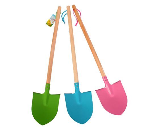 Bulk Pack 4x "Garden Monsters" Kids Spade Assorted Colours