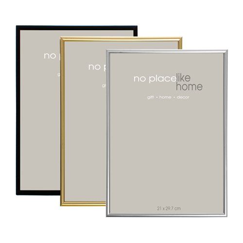 Bulk Pack 4x Assorted Colour Plastic Rim Frames For A4 Certificate 210x297mm