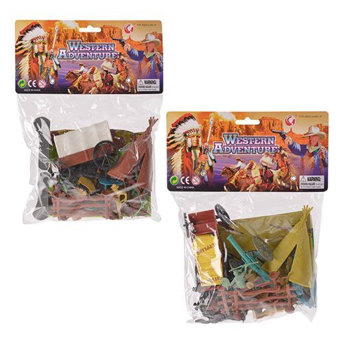 Bulk Pack 4x Western Figurine Set