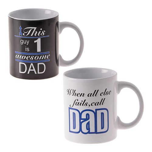 Bulk Pack 4x Jumbo Stoneware Coffee Mug 820ml Assorted Designs for Mom