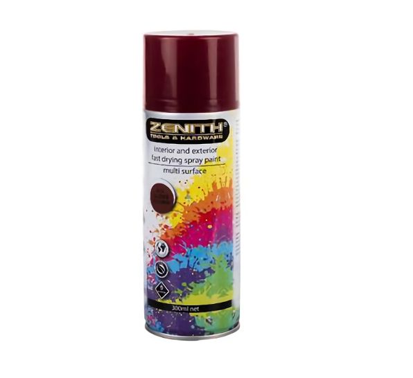 Bulk Pack 4x Spray-Paint Zenith 300ml Net Gloss-Brown
