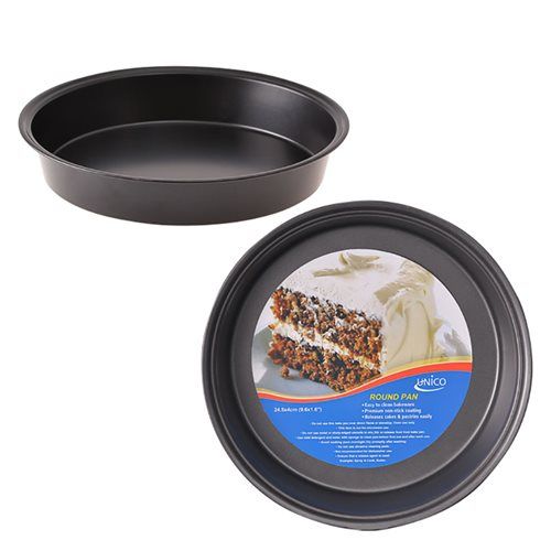Bulk Pack 3x Non-Stick Round Cake Pan 24.5x4cm