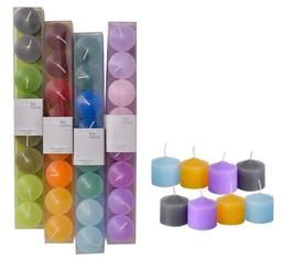 Bulk Pack 3x Candle Votive 8 Piece Pack Rainbow Scented Assorted