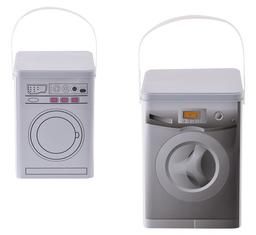 Bulk Pack 3x Storage Tin Washing Machine 15x15x21cm