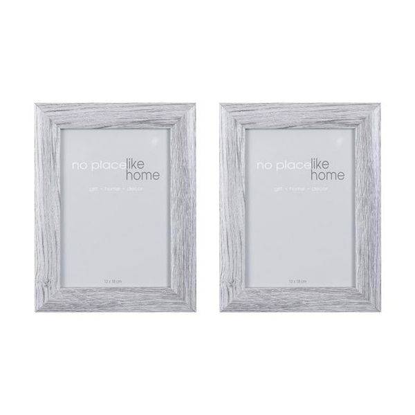 Wooden Picture Frame (13 x 18cm) - Pack of 2