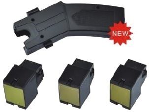 Electric Shock Shoot-Out Stun Gun + 3 Cartridges, Laser sight, 80KV