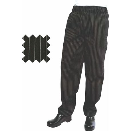 Chef Works Chef Pants Black Pin Stripe 